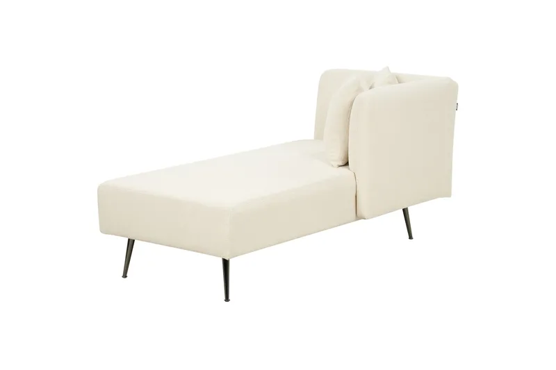 Toyoko Sjeselong 156 cm Venstre - Svart/Hvit - Møbler - Stoler - Lenestoler - Liggestol