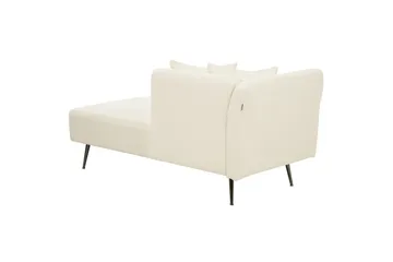 Toyoko Sjeselong 156 cm Venstre - Svart/Hvit - Møbler - Stoler - Lenestoler - Liggestol