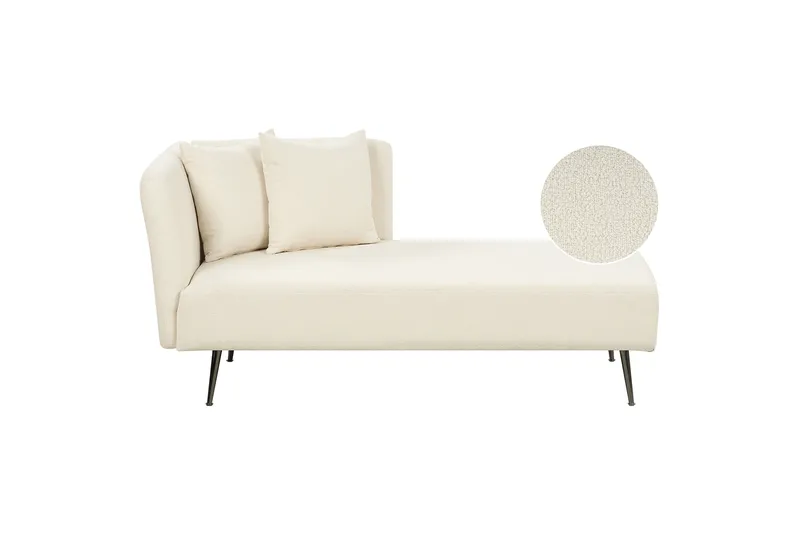 Toyoko Sjeselong 156 cm Venstre - Svart/Hvit - Møbler - Stoler - Lenestoler - Liggestol