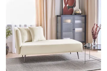 Toyoko Sjeselong 156 cm Venstre - Svart/Hvit - Møbler - Stoler - Lenestoler - Liggestol