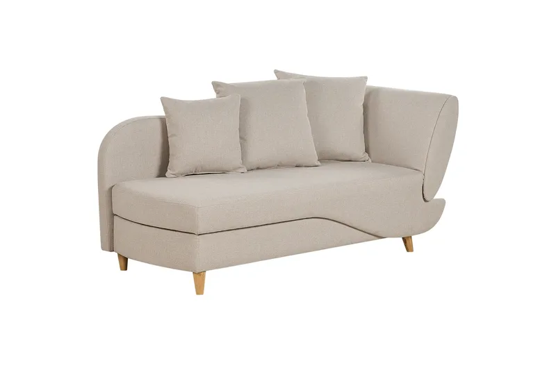 Trehan Sjeselong 157 cm Høyre - Beige - Møbler - Stoler - Lenestoler - Liggestol