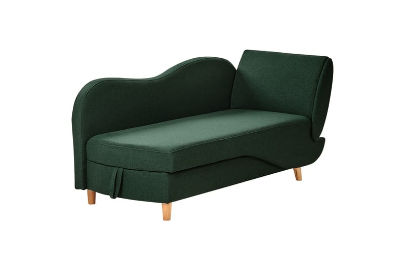 Trehan Sjeselong 157 cm Høyre - Grønn - Møbler - Stoler - Lenestoler - Liggestol