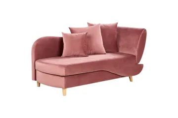 Trehan Sjeselong 157 cm Høyre - Rosa - Møbler - Stoler - Lenestoler - Liggestol