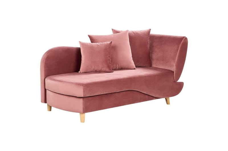 Trehan Sjeselong 157 cm Høyre - Rosa - Møbler - Stoler - Lenestoler - Liggestol