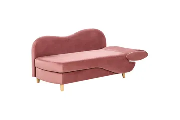 Trehan Sjeselong 157 cm Høyre - Rosa - Møbler - Stoler - Lenestoler - Liggestol