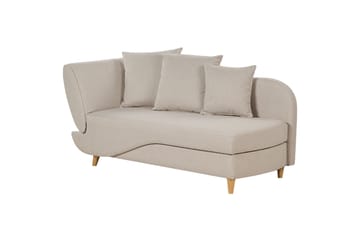 Trehan Sjeselong 157 cm Venstre - Beige - Møbler - Stoler - Lenestoler - Liggestol