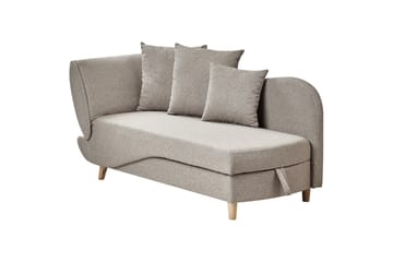 Trehan Sjeselong 157 cm Venstre - Brun - Møbler - Stoler - Lenestoler - Liggestol