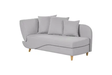 Trehan Sjeselong 157 cm Venstre - Grå - Møbler - Stoler - Lenestoler - Liggestol