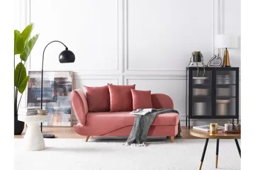 Trehan Sjeselong 157 cm Venstre - Rosa - Møbler - Stoler - Lenestoler - Liggestol