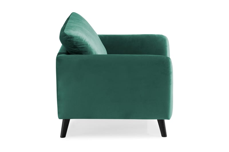 Trend Lenestol - Grønn Fløyel - Møbler - Stoler - Lenestoler - Fløyelslenestol