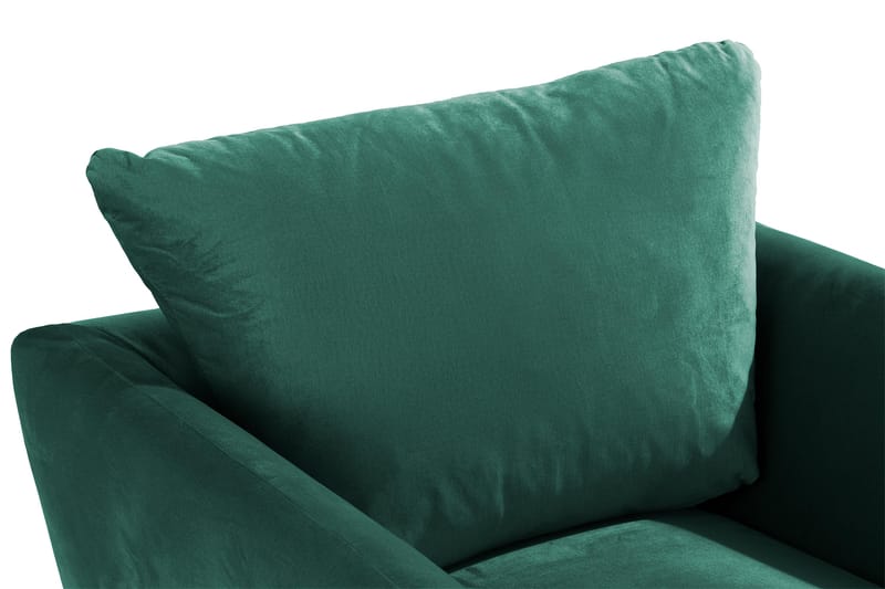 Trend Lenestol - Grønn Fløyel - Møbler - Stoler - Lenestoler - Fløyelslenestol