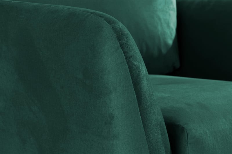Trend Lenestol - Grønn Fløyel - Møbler - Stoler - Lenestoler - Fløyelslenestol