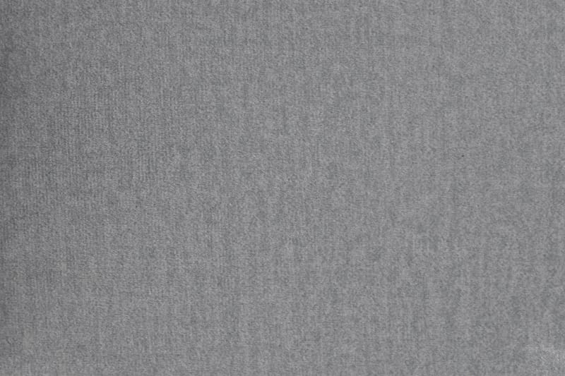 Trend Lenestol med Fotskammel Fløyel - Lysegrå - Møbler - Stoler - Lenestoler - Fløyelslenestol