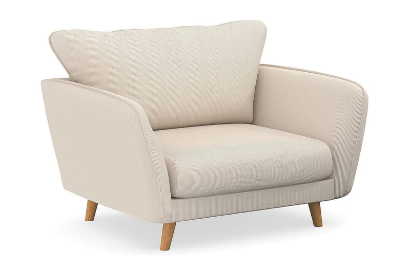 Trend Lyx Lenestol, Beige Kordfløyel