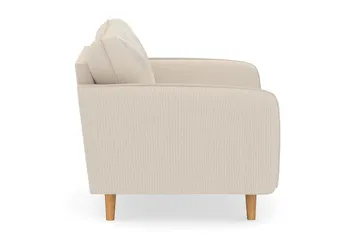 Trend Lyx Lenestol - Beige Kordfløyel - Møbler - Stoler - Lenestoler