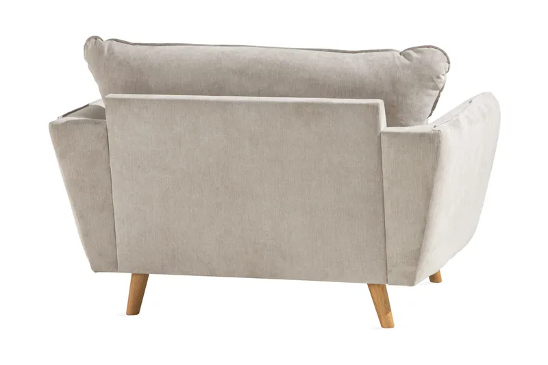 Trend Lyx Lenestol - Beige/Eik - Møbler - Stoler - Lenestoler