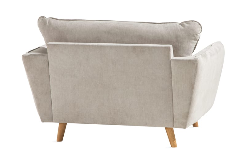 Trend Lyx Lenestol - Beige/Eik - Møbler - Stoler - Lenestoler