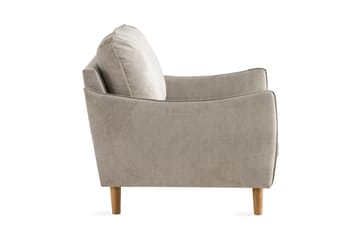 Trend Lyx Lenestol - Beige/Eik - Møbler - Stoler - Lenestoler