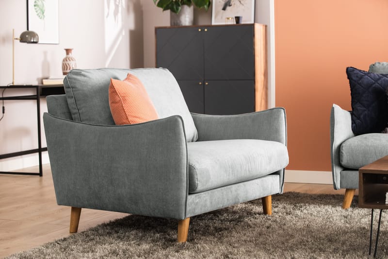 Trend Lyx Lenestol - Grå - Møbler - Stoler - Lenestoler