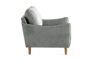 Trend Lyx Lenestol - Grå/Eik - Møbler - Stoler - Lenestoler