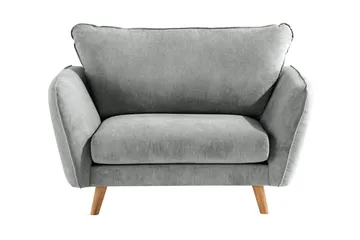 Trend Lyx Lenestol - Grå/Eik - Møbler - Stoler - Lenestoler