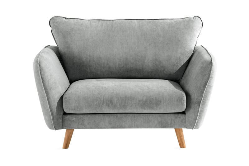 Trend Lyx Lenestol - Grå/Eik - Møbler - Stoler - Lenestoler