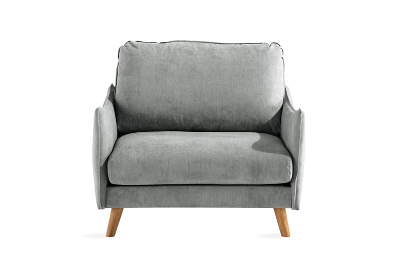 Trend Lyx Lenestol - Grå/Eik - Møbler - Stoler - Lenestoler