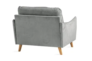 Trend Lyx Lenestol - Grå/Eik - Møbler - Stoler - Lenestoler