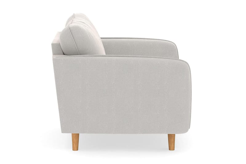 Trend Lyx Lenestol - Hvit Fløyel - Møbler - Stoler - Lenestoler