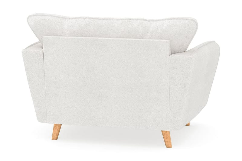 Trend Lyx Lenestol - Hvit|Bouclé - Møbler - Stoler - Lenestoler