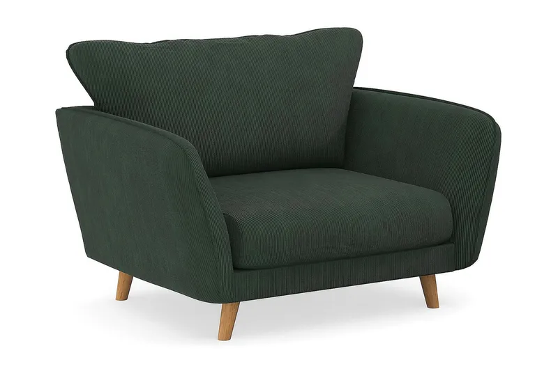 Trend Lyx Lenestol, Mørk grønn Kordfløyel