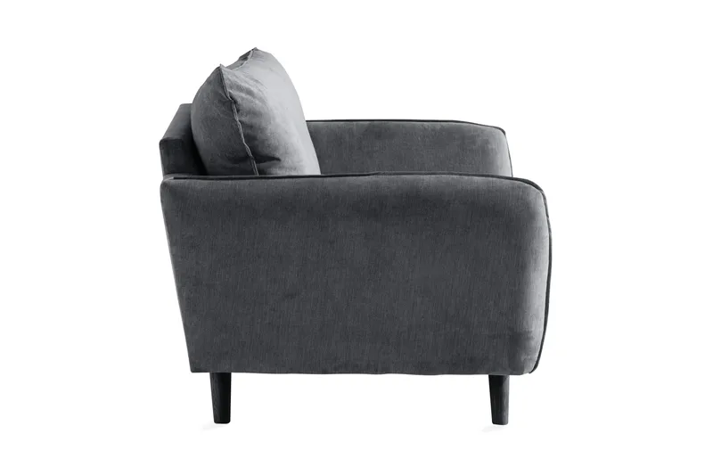 Trend Lyx Lenestol - Mørkegrå - Møbler - Stoler - Lenestoler