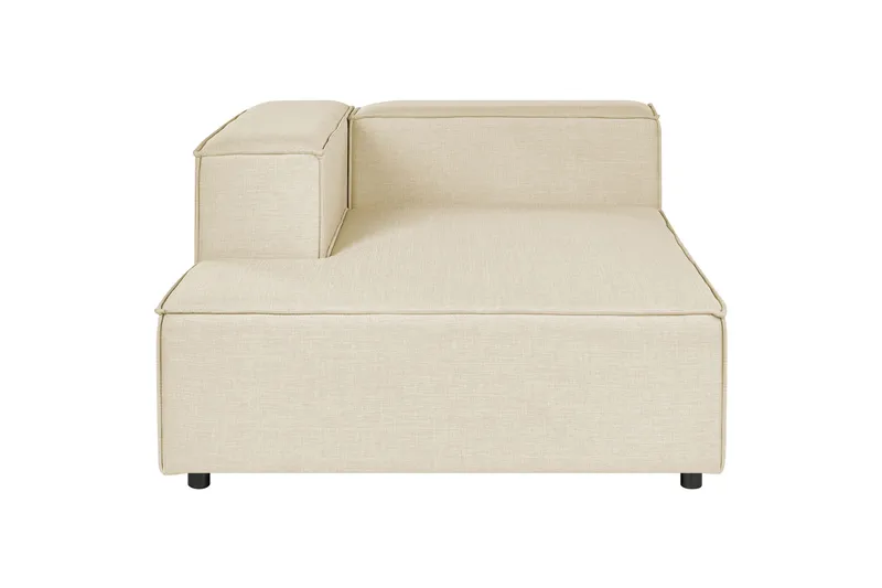 Tunda Sjeselong 119 cm Høyre - Beige/Svart - Møbler - Stoler - Lenestoler - Liggestol