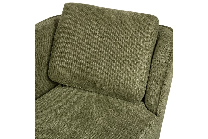 Uklund Sjeselong 148 cm Høyre - Svart/Grønn - Møbler - Stoler - Lenestoler - Liggestol