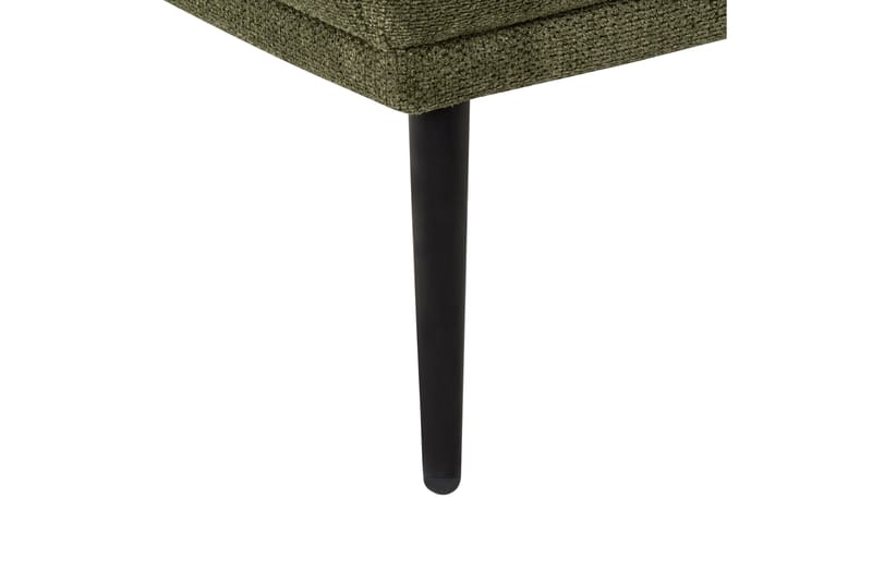 Uklund Sjeselong 148 cm Høyre - Svart/Grønn - Møbler - Stoler - Lenestoler - Liggestol