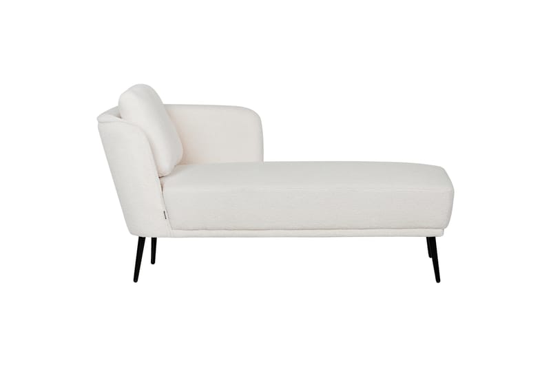 Uklund Sjeselong 148 cm Venstre - Svart/Hvit - Møbler - Stoler - Lenestoler - Liggestol
