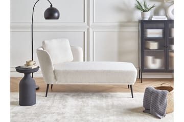 Uklund Sjeselong 148 cm Venstre - Svart/Hvit - Møbler - Stoler - Lenestoler - Liggestol