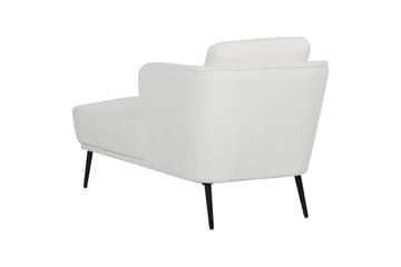 Uklund Sjeselong 148 cm Venstre - Svart/Hvit - Møbler - Stoler - Lenestoler - Liggestol