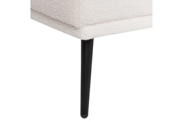 Uklund Sjeselong 148 cm Venstre - Svart/Hvit - Møbler - Stoler - Lenestoler - Liggestol