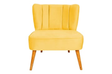 Ullsperger Lenestol med Armlene - Gul - Møbler - Stoler - Lenestoler