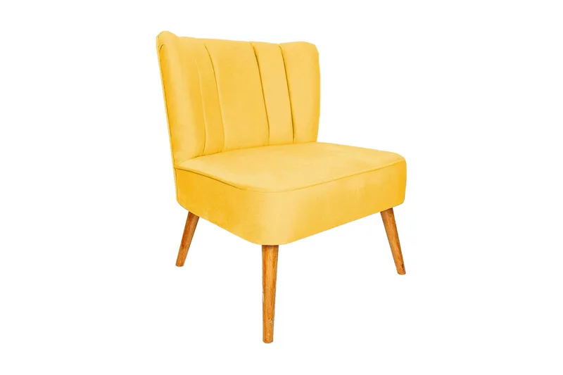 Ullsperger Lenestol med Armlene, Gul