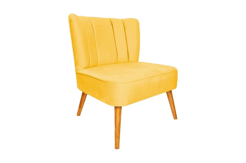 Ullsperger Lenestol med Armlene, Gul