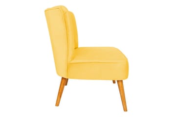 Ullsperger Lenestol med Armlene - Gul - Møbler - Stoler - Lenestoler