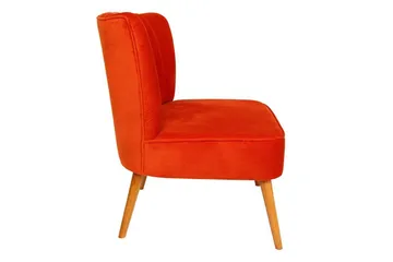 Ullsperger Lenestol med Armlene - Rød - Møbler - Stoler - Lenestoler