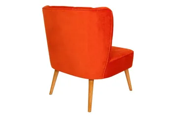 Ullsperger Lenestol med Armlene - Rød - Møbler - Stoler - Lenestoler