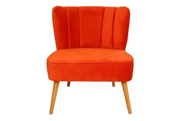 Ullsperger Lenestol med Armlene - Rød - Møbler - Stoler - Lenestoler