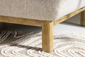 Vanlig lenestol med armlener Venture Home Olympos lenestol Beige - Møbler - Stoler - Lenestoler