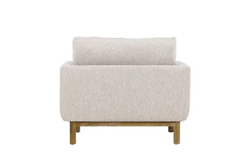 Vanlig lenestol med armlener Venture Home Olympos lenestol Beige - Møbler - Stoler - Lenestoler