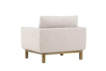 Vanlig lenestol med armlener Venture Home Olympos lenestol Beige - Møbler - Stoler - Lenestoler