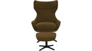 Varric lenestol med fotskammel - Brun - Møbler - Stoler - Lenestoler - Recliner